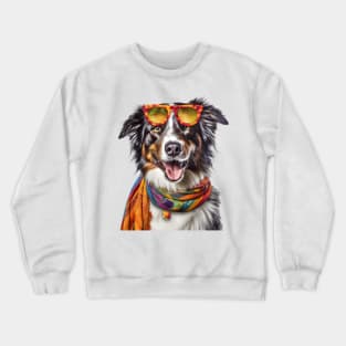 Peaceful Paws: The Gentle Soul of a Border Collie Crewneck Sweatshirt